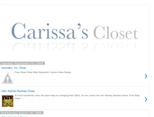 Tablet Screenshot of carissacloset.blogspot.com