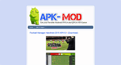 Desktop Screenshot of apk-mod.blogspot.com