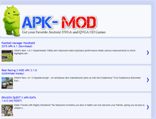 Tablet Screenshot of apk-mod.blogspot.com