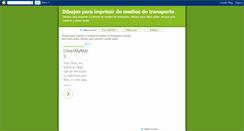 Desktop Screenshot of dibujosparacoloreardetransportes.blogspot.com