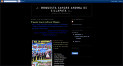 Desktop Screenshot of orquestasangreandina.blogspot.com