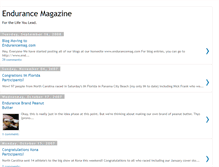 Tablet Screenshot of endurancemag.blogspot.com