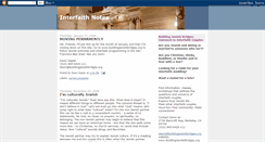 Desktop Screenshot of jewishinterfaith.blogspot.com