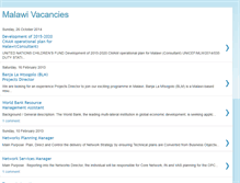 Tablet Screenshot of malawivacancies.blogspot.com