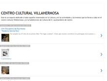 Tablet Screenshot of centroculturalvillahermosa.blogspot.com