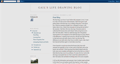 Desktop Screenshot of gailslifedrawingblog.blogspot.com
