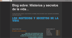 Desktop Screenshot of losmisteriosysecretos.blogspot.com