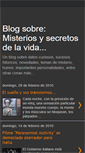 Mobile Screenshot of losmisteriosysecretos.blogspot.com