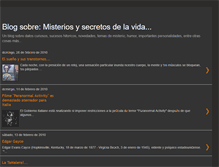 Tablet Screenshot of losmisteriosysecretos.blogspot.com