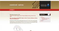 Desktop Screenshot of controlvalve.blogspot.com