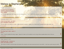 Tablet Screenshot of melissainstephenville.blogspot.com