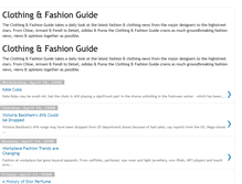 Tablet Screenshot of clothing-fashion-guide.blogspot.com