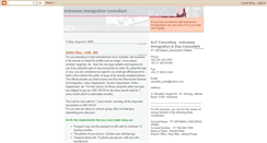 Desktop Screenshot of indonesia-immigration-consultant.blogspot.com