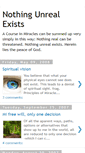 Mobile Screenshot of nothingunrealexists.blogspot.com