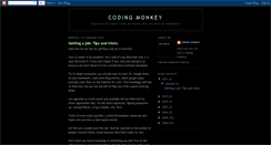 Desktop Screenshot of c0dingm0nk3y.blogspot.com