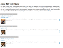 Tablet Screenshot of moreforthehouse.blogspot.com