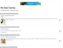 Tablet Screenshot of nosolococina.blogspot.com