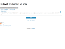 Tablet Screenshot of hidayattv.blogspot.com