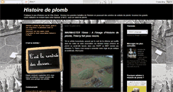 Desktop Screenshot of histoiredeplomb.blogspot.com