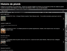 Tablet Screenshot of histoiredeplomb.blogspot.com