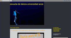 Desktop Screenshot of escueladanzauarcis.blogspot.com