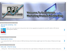 Tablet Screenshot of apdinternetmarketingproductreviews.blogspot.com