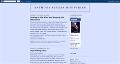 Desktop Screenshot of anthonysluzasministries.blogspot.com