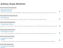 Tablet Screenshot of anthonysluzasministries.blogspot.com