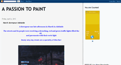 Desktop Screenshot of apassiontopaint.blogspot.com