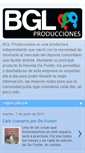 Mobile Screenshot of bglproducciones.blogspot.com