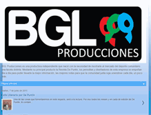 Tablet Screenshot of bglproducciones.blogspot.com