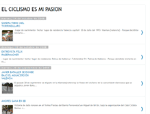 Tablet Screenshot of elciclismoesmipasion.blogspot.com