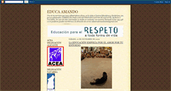 Desktop Screenshot of educacionconanimales.blogspot.com