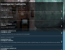 Tablet Screenshot of investigacioncualitativa7366.blogspot.com