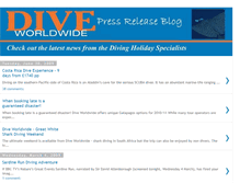 Tablet Screenshot of diveworldwidepress.blogspot.com