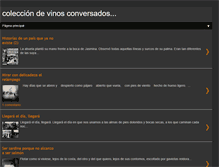 Tablet Screenshot of colecciondevinosconversados.blogspot.com