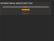Tablet Screenshot of internationalwrestlingfake.blogspot.com