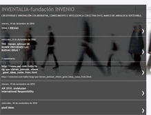 Tablet Screenshot of fundacioninvenio.blogspot.com