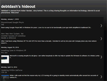 Tablet Screenshot of debtdash.blogspot.com