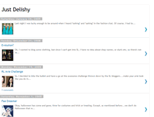 Tablet Screenshot of delishy.blogspot.com