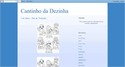 Desktop Screenshot of cantinhodadezinha.blogspot.com