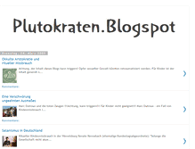 Tablet Screenshot of plutokraten.blogspot.com