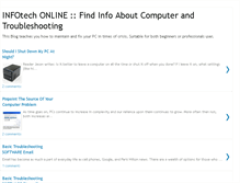 Tablet Screenshot of infotechonline.blogspot.com