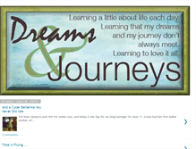 Tablet Screenshot of dreamsandjourneys.blogspot.com