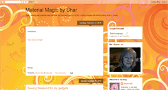 Desktop Screenshot of materialmagic.blogspot.com