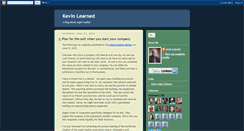 Desktop Screenshot of kevinlearned.blogspot.com