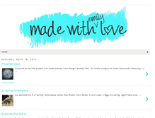 Tablet Screenshot of madewithemilylove.blogspot.com