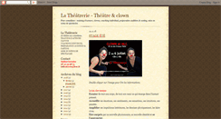 Desktop Screenshot of cie-carteblanche-latheatrerie.blogspot.com