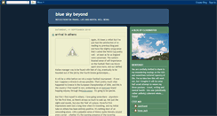 Desktop Screenshot of blueskybeyond.blogspot.com
