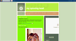Desktop Screenshot of myspinninghead.blogspot.com